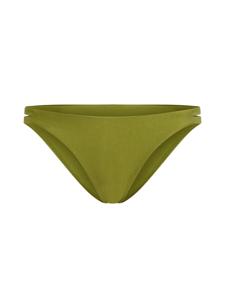 Figi bikini z wysokim wycięciem Holbox, Zielony