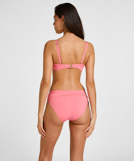 Nieusztywniona g&oacute;ra od bikini z fiszbinami Luxe, R&oacute;żowy