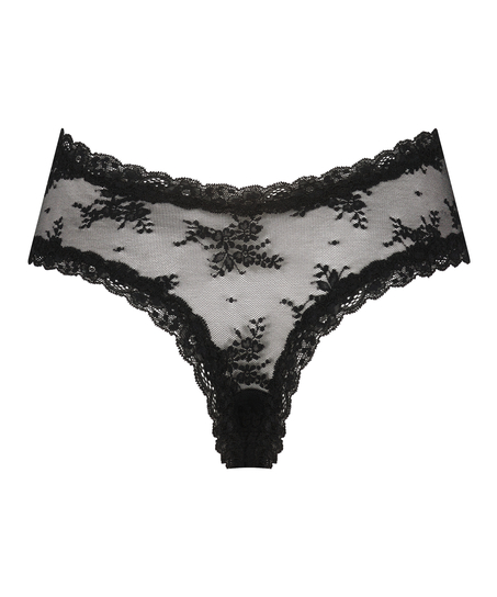 Brazyliany V-shape Mesh, Czarny