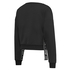 HKMX cropped sweater, Czarny