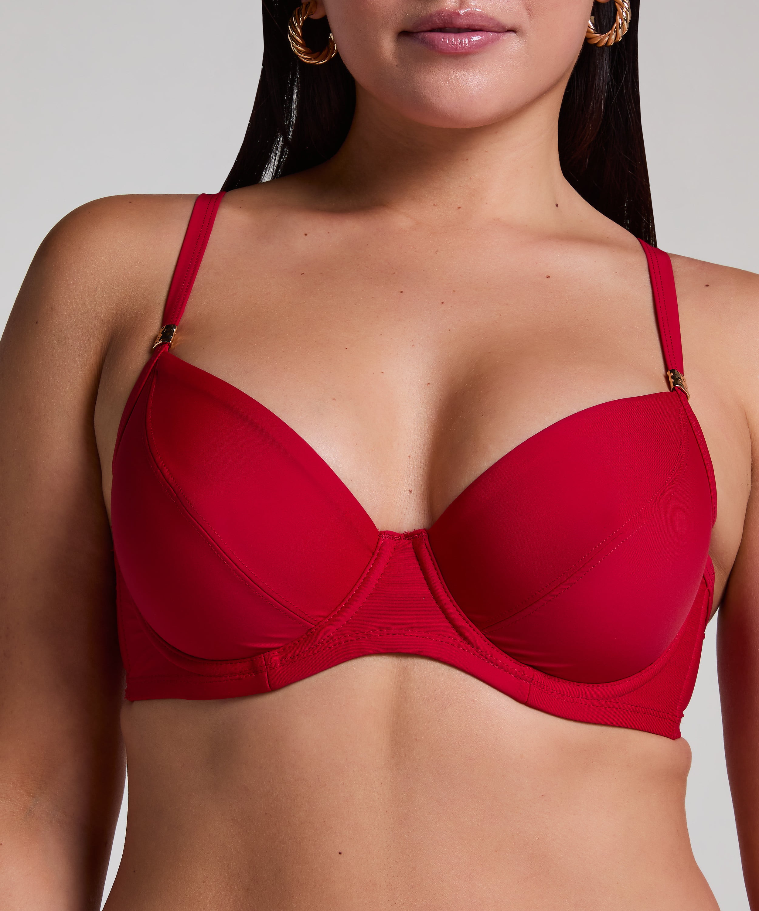Top od bikini Luna, Czerwony, main