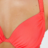 Usztywniany top bikini z fiszbinami Cairo, Czerwony