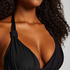 Góra od bikini typu trójkąt Luxe, Czarny