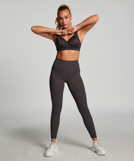 HKMX Legginsy z wysokim stanem, Szary
