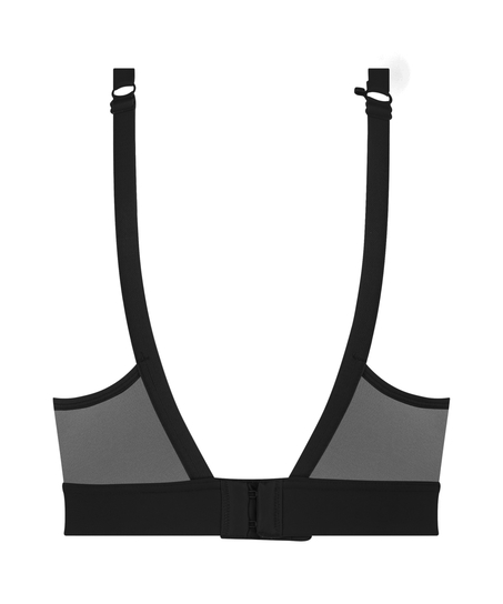 Biustonosz sportowy HKMX All Star Level 2, Czarny