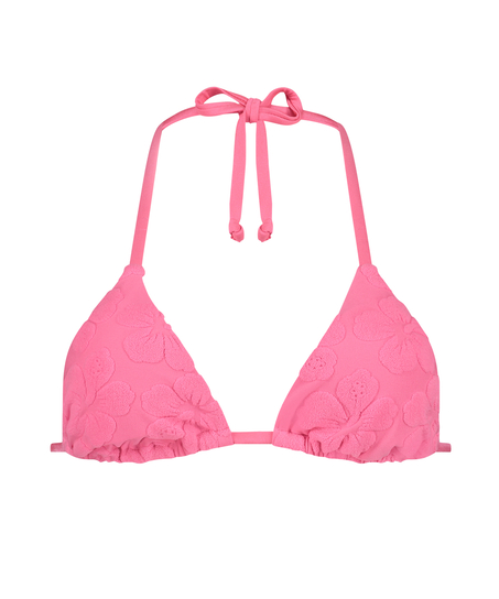 Tr&oacute;jkątna g&oacute;ra od bikini Hula, R&oacute;żowy