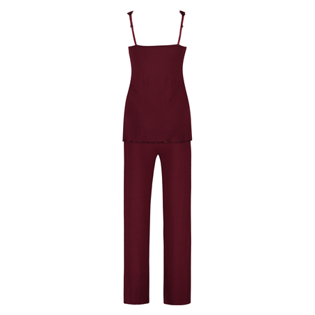 Pyjamaset Modal lace, Czerwony
