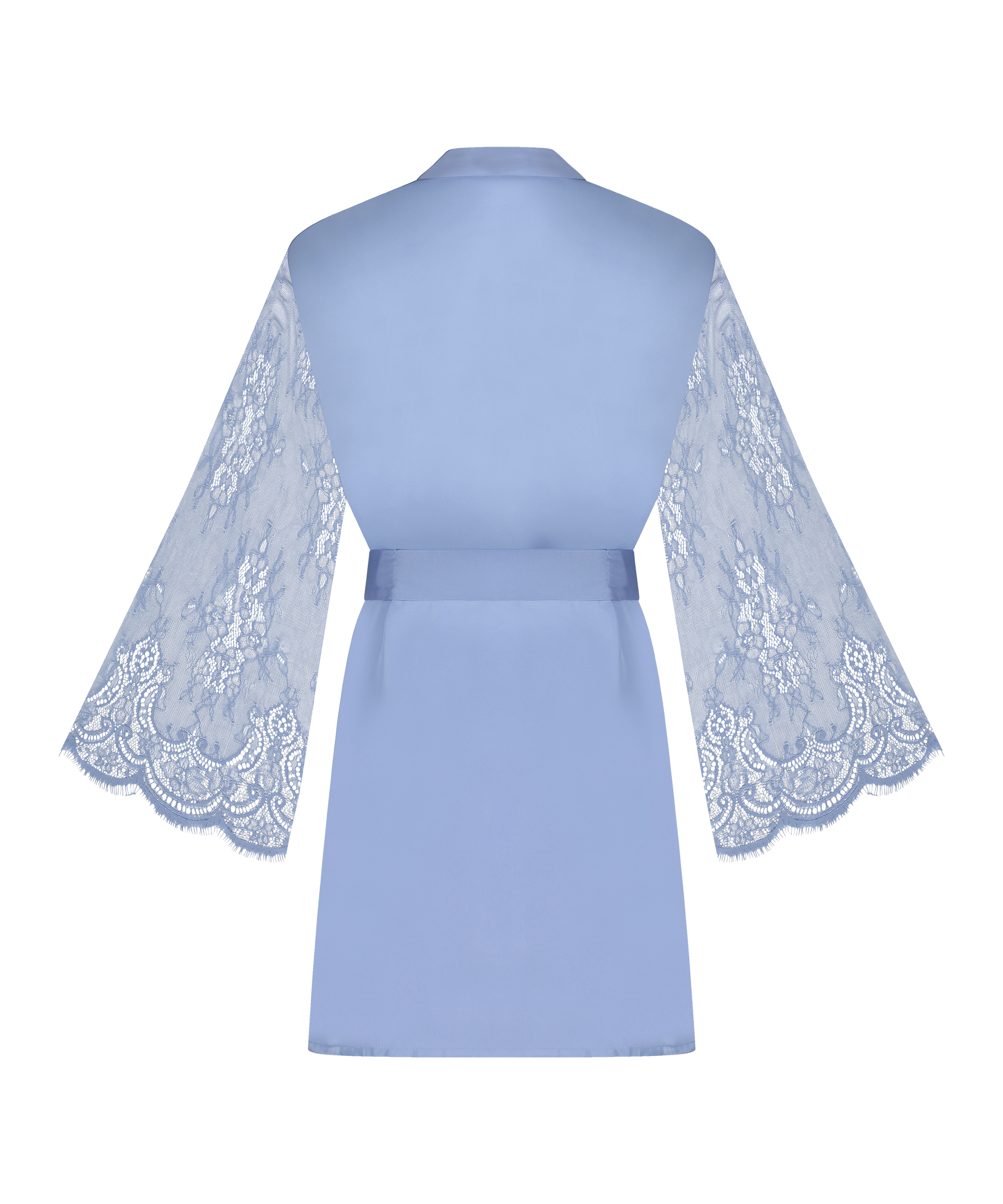 Satynowe kimono, Niebieski, main