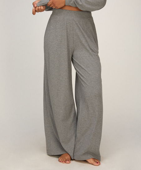 Pant Premium Rib Jersey, Szary