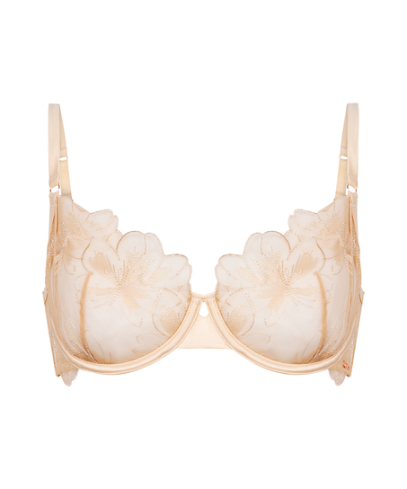 Biustonosz bez usztywnienia z fiszbinami Emilia, Żółty