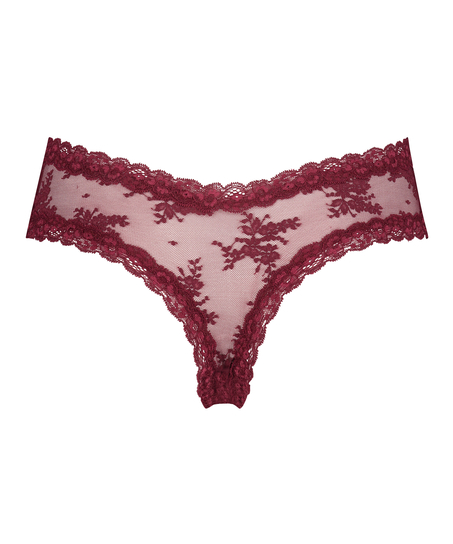 Brazyliany V-shape Mesh, Czerwony