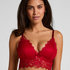 Tr&oacute;jkątny biustonosz bralette Marianna, Czerwony