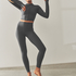 HKMX Legginsy z wysokim stanem, Szary