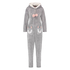 Novelty Fleece Onesie, Szary