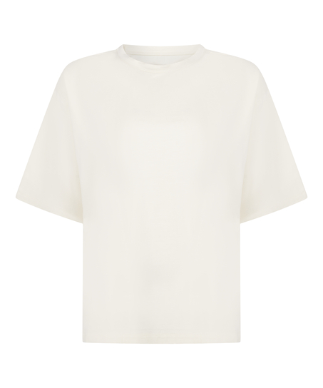 Pyjama Top Loose, Biały