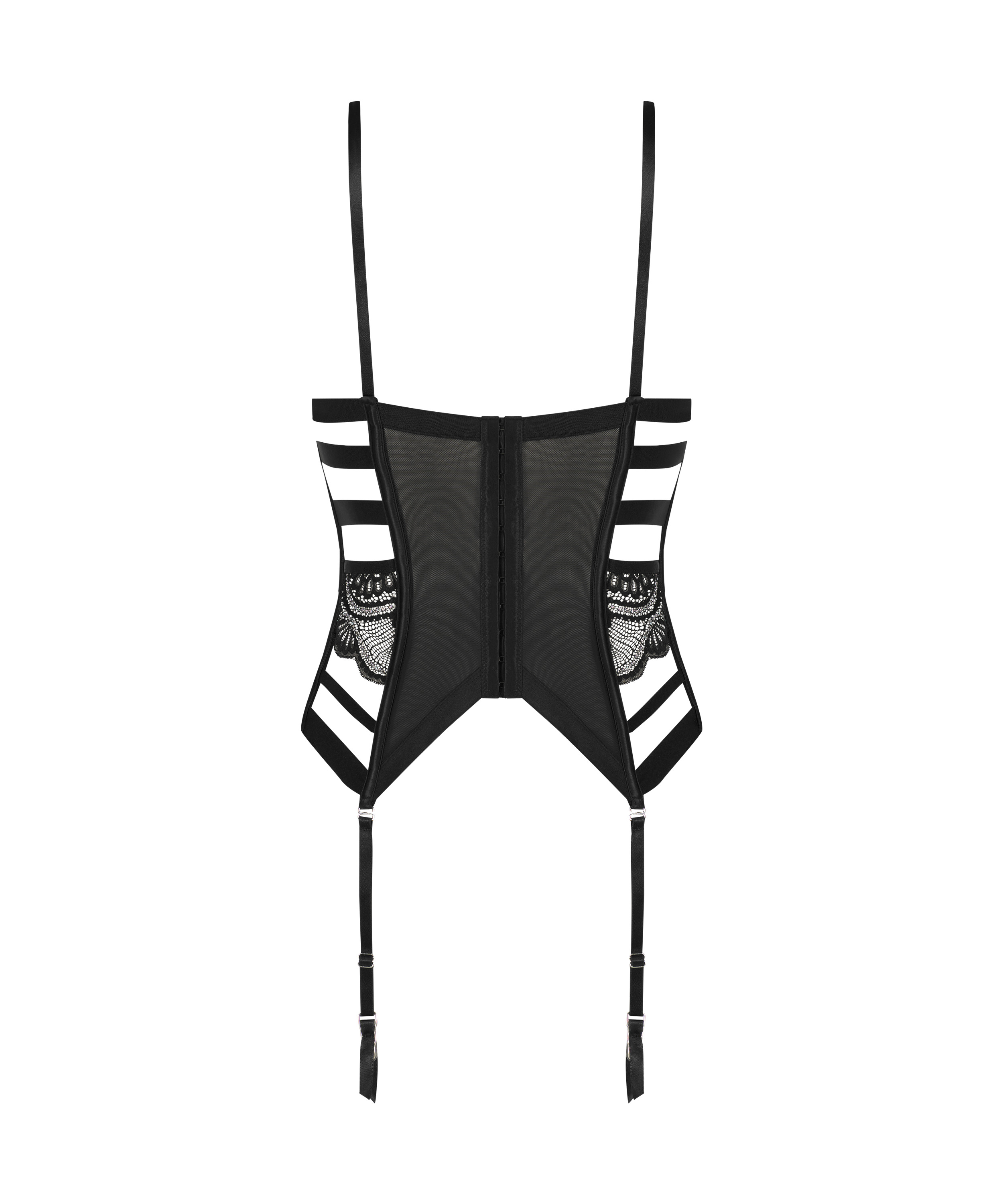 Bustier Lyra Private, Czarny, main
