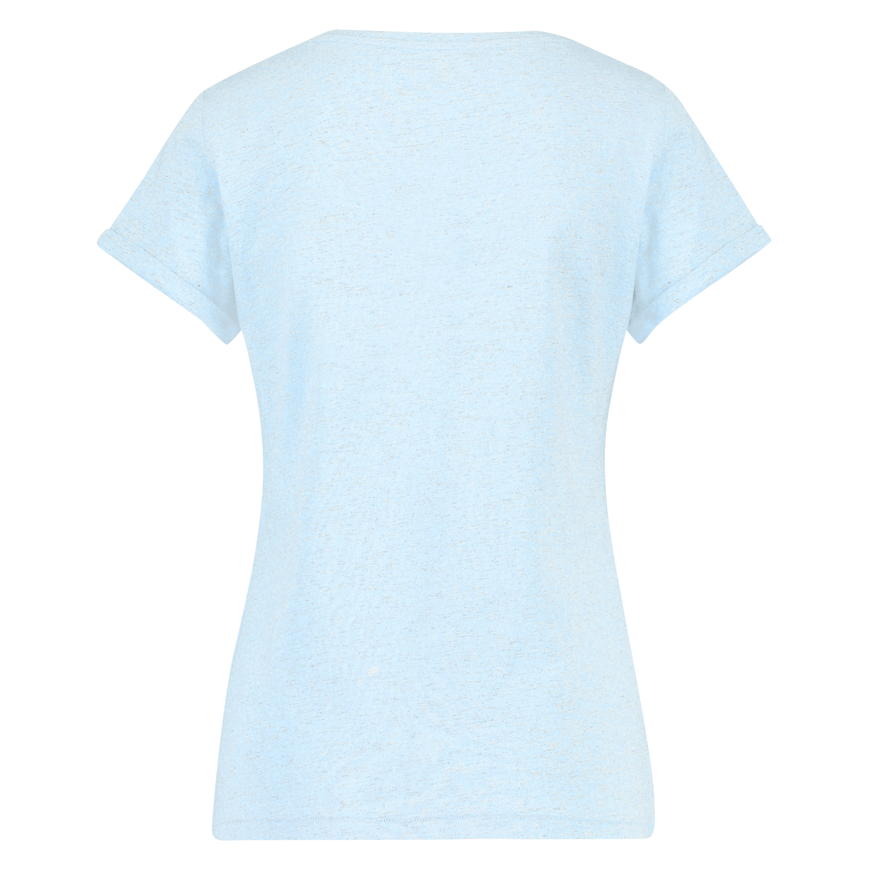 Chest Print SS Top, Niebieski, main