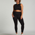 HKMX Legginsy z wysokim stanem, Czarny