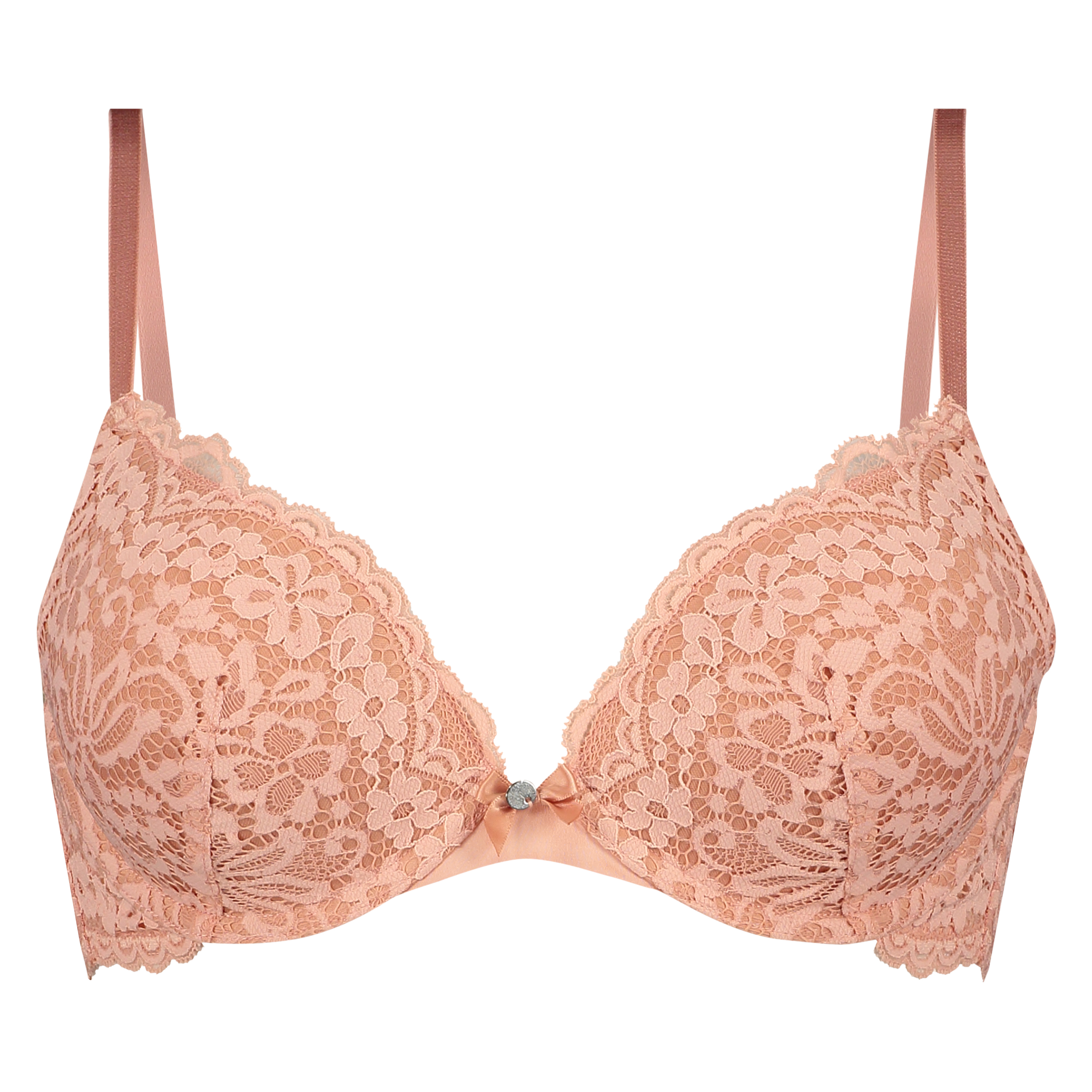 Marina Padded Underwired Push-Up Bra, Różowy, main