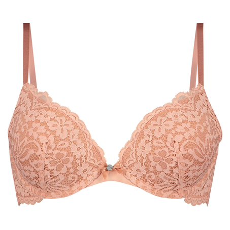 Marina Padded Underwired Push-Up Bra, Różowy