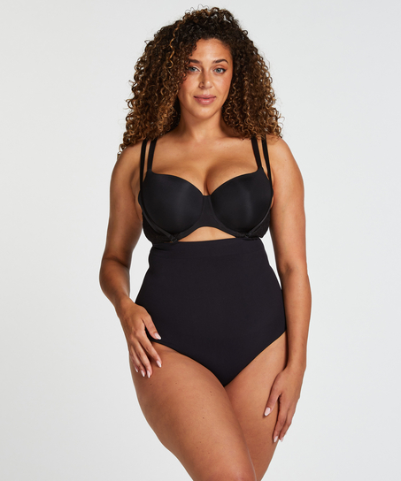 Stringi bezszwowe z wysokim stanem, Czarny