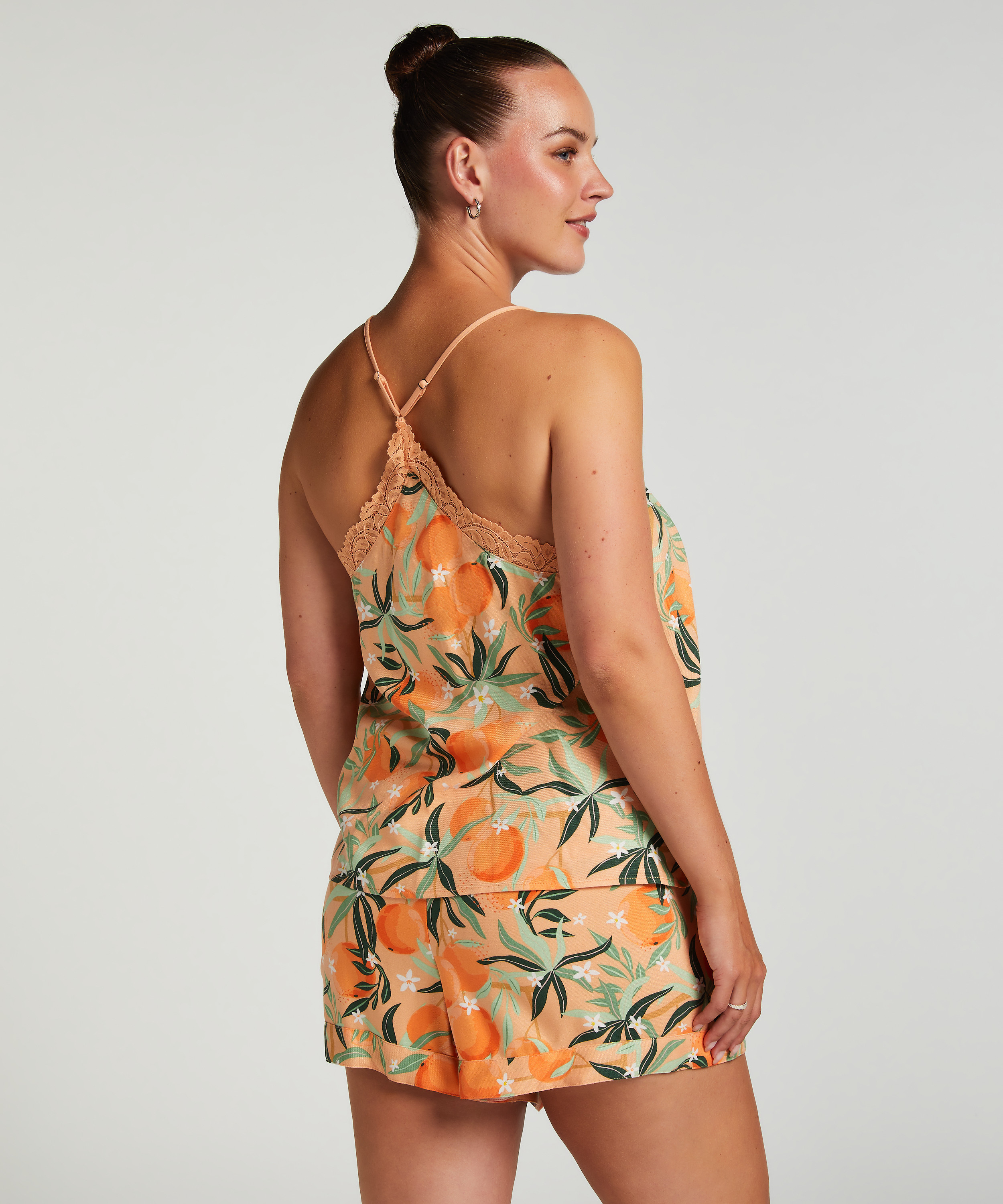 Koronkowa Kamizelka Z Tkanego Koronki, Różowy, main