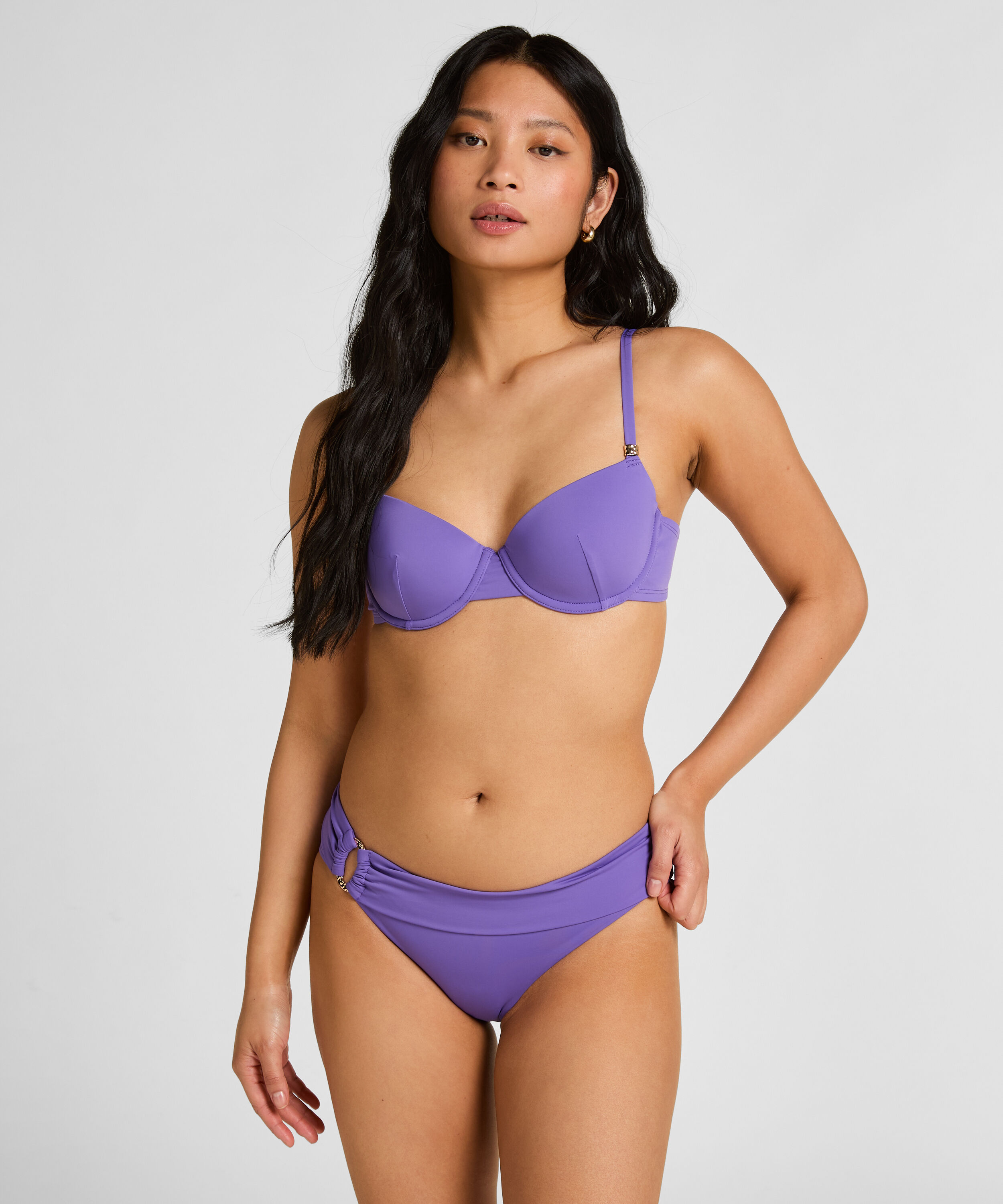 D&oacute;ł od bikini Luxe, Fioletowy