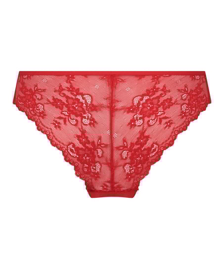 Brazyliany Lace Back, Czerwony
