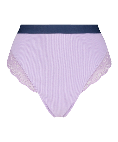 Stringi o wysokim wycięciu Glo Up, Niebieski