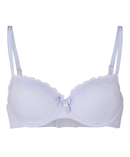 Biustonosz usztywniany z fiszbinami Lola, Fioletowy