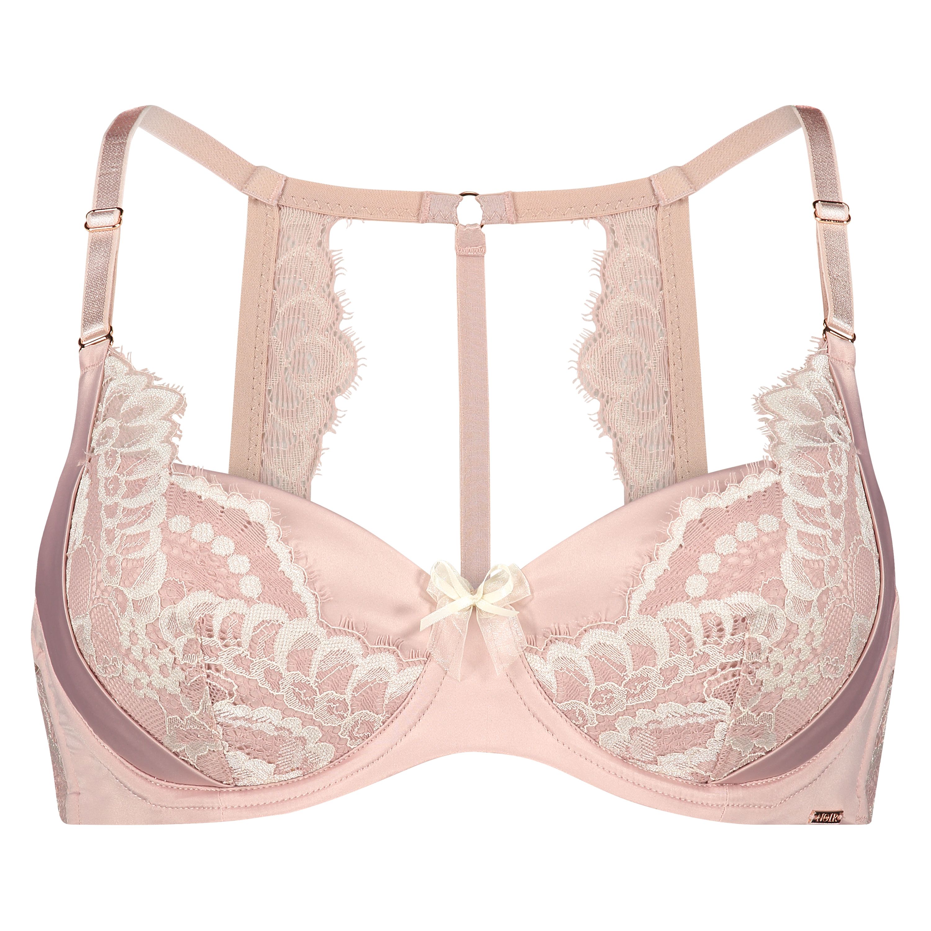 Allegra Padded Underwired Bra, R&oacute;żowy, main