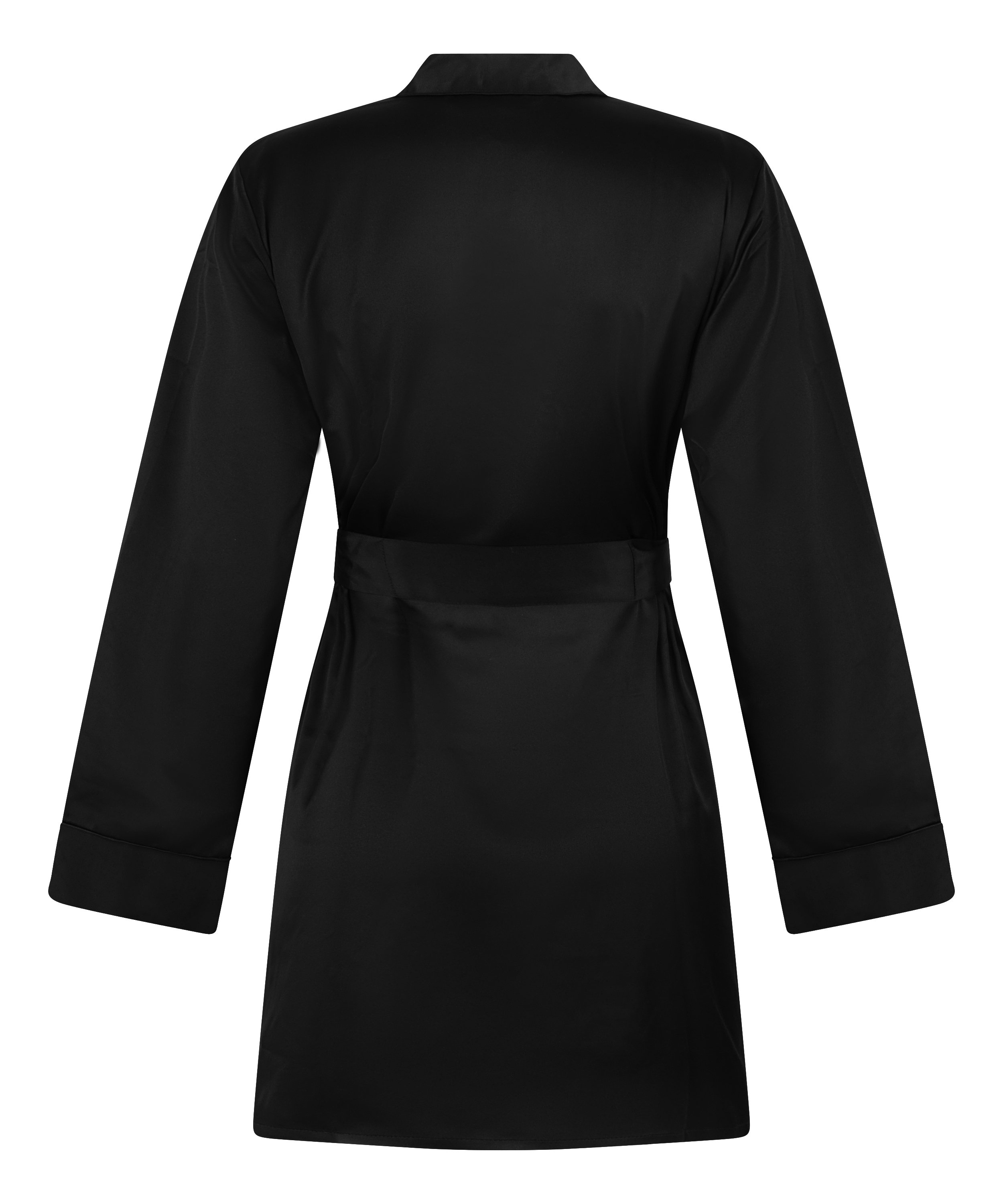 Satynowe kimono, Czarny, main