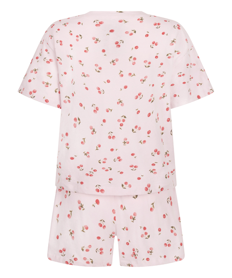 Zestaw piżamowy z bawełny, Fioletowy