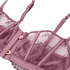 Nieusztywniany biustonosz z fiszbinami Christine, Różowy