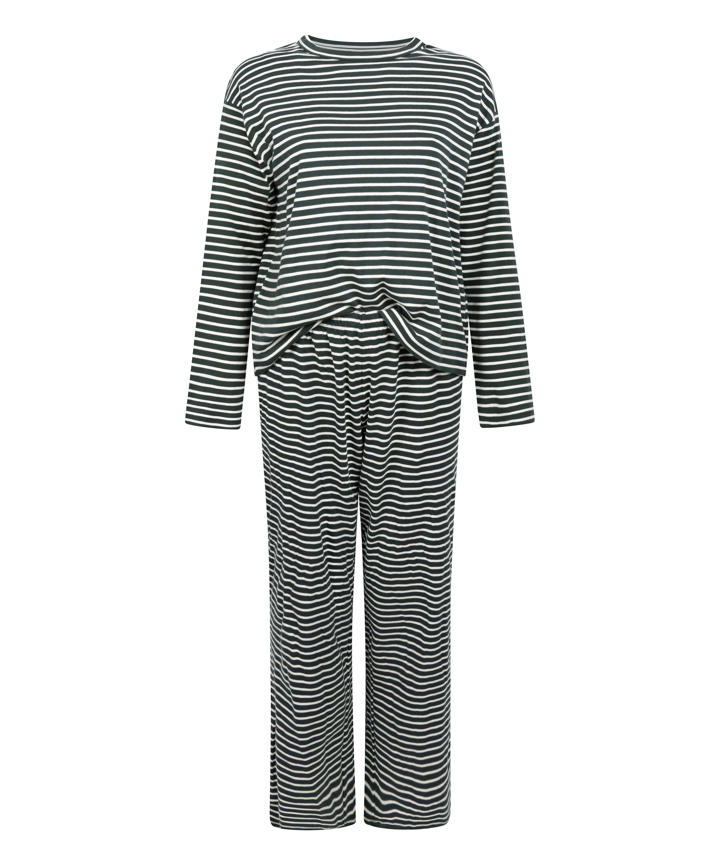 Zestaw piżamowy z bawełny dżersejowej, Zielony