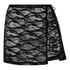 Beach Skirt Sunset Lace, Czarny