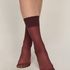 Skarpetki Sheer Back Seam, Fioletowy
