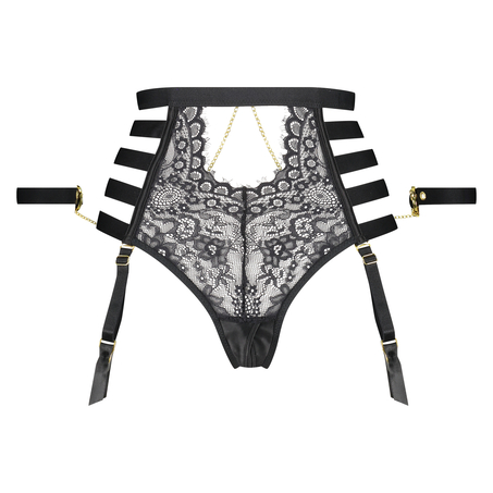 Honey high thong, Czarny