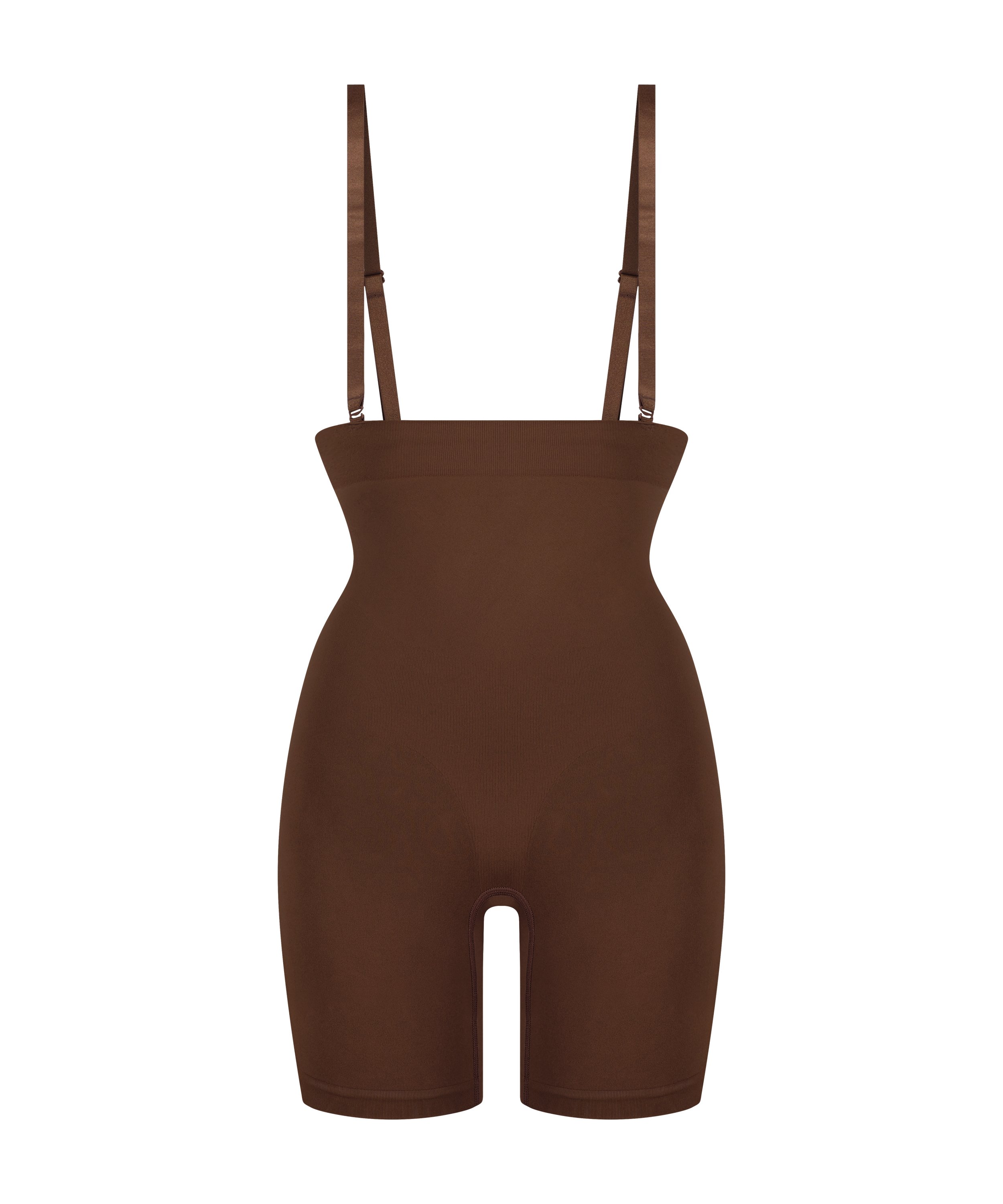 Bezszwowe i wyszczuplające uda, Brązowy, main