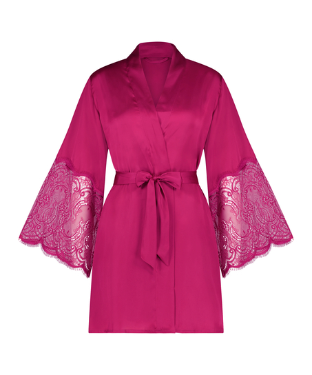 Satynowe kimono, R&oacute;żowy