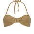 G&oacute;ra od bikini bandeau Goldie Shimmer, Ż&oacute;łty
