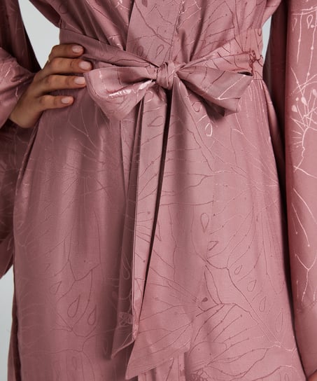 Długie kimono, R&oacute;żowy