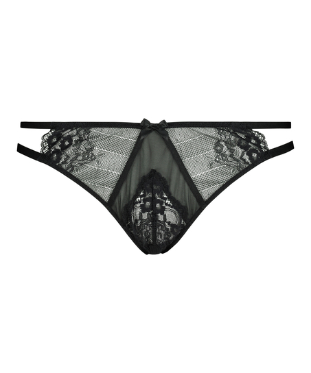 Stringi Curvy Maarya, Czarny