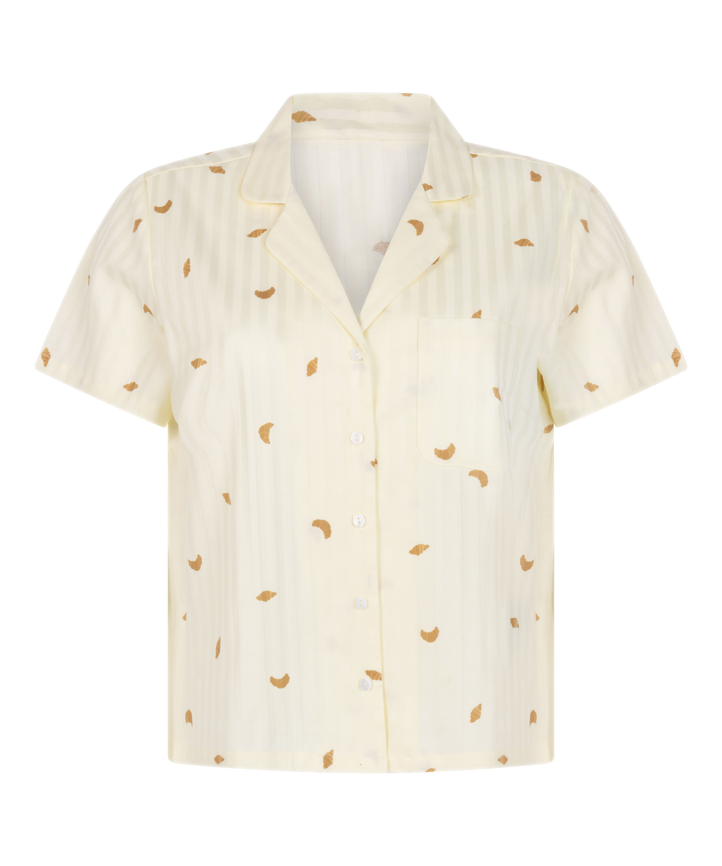 Bluza bawełniana w paski, Ż&oacute;łty