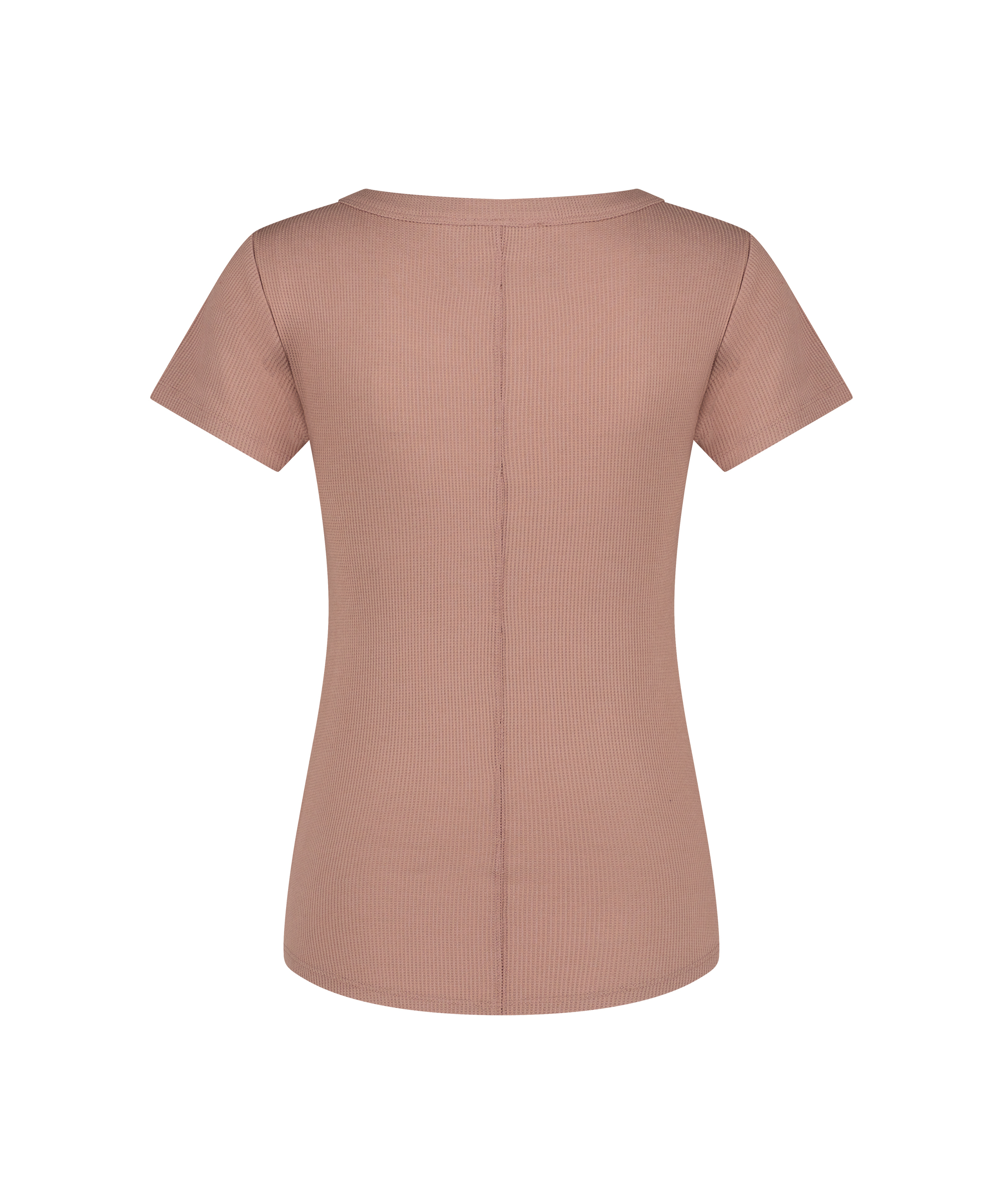 Top od piżamy Henley, Brązowy, main