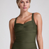 Kształtowane tankini Luna, Zielony
