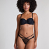 Majtki brazylijskie Joy Fancy Mini, Czarny