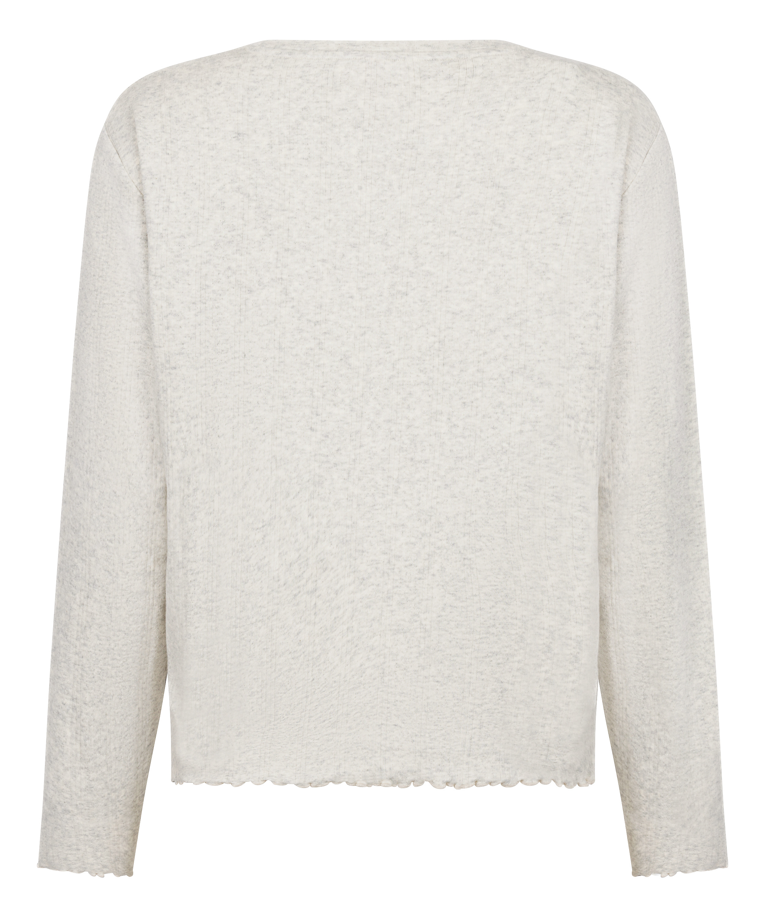 Piżama Top Loose Pointelle, Szary, main