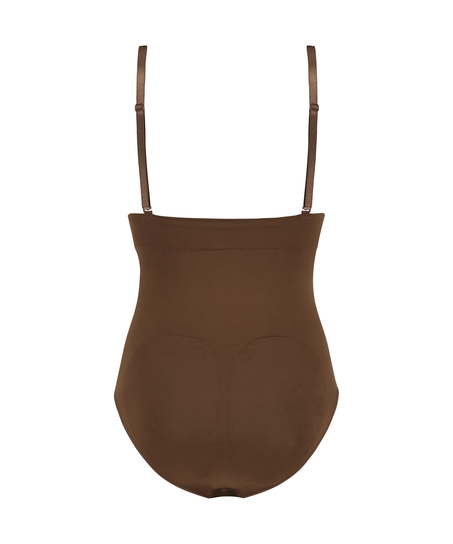 Bezszwowe, wzmacniające figi z wysokim stanem, Czerwony