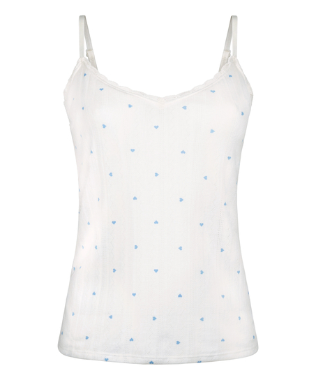 Cami lace top, Niebieski